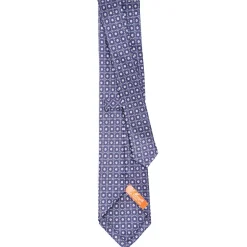 E.Marinella CRAVATTE|CRAVATTA IN SETA E ORANGE FIBER BLU Collezione orange fiber