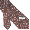 E.Marinella CRAVATTE|Cravatte Collezione Archivio|CRAVATTA IN SETA MARRONE SCURO Collezione archivio anno 1950