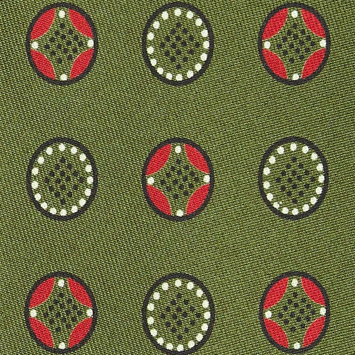 E.Marinella CRAVATTE|Cravatte Collezione Archivio|CRAVATTA IN SETA VERDE OLIVA Collezione archivio anno 1951
