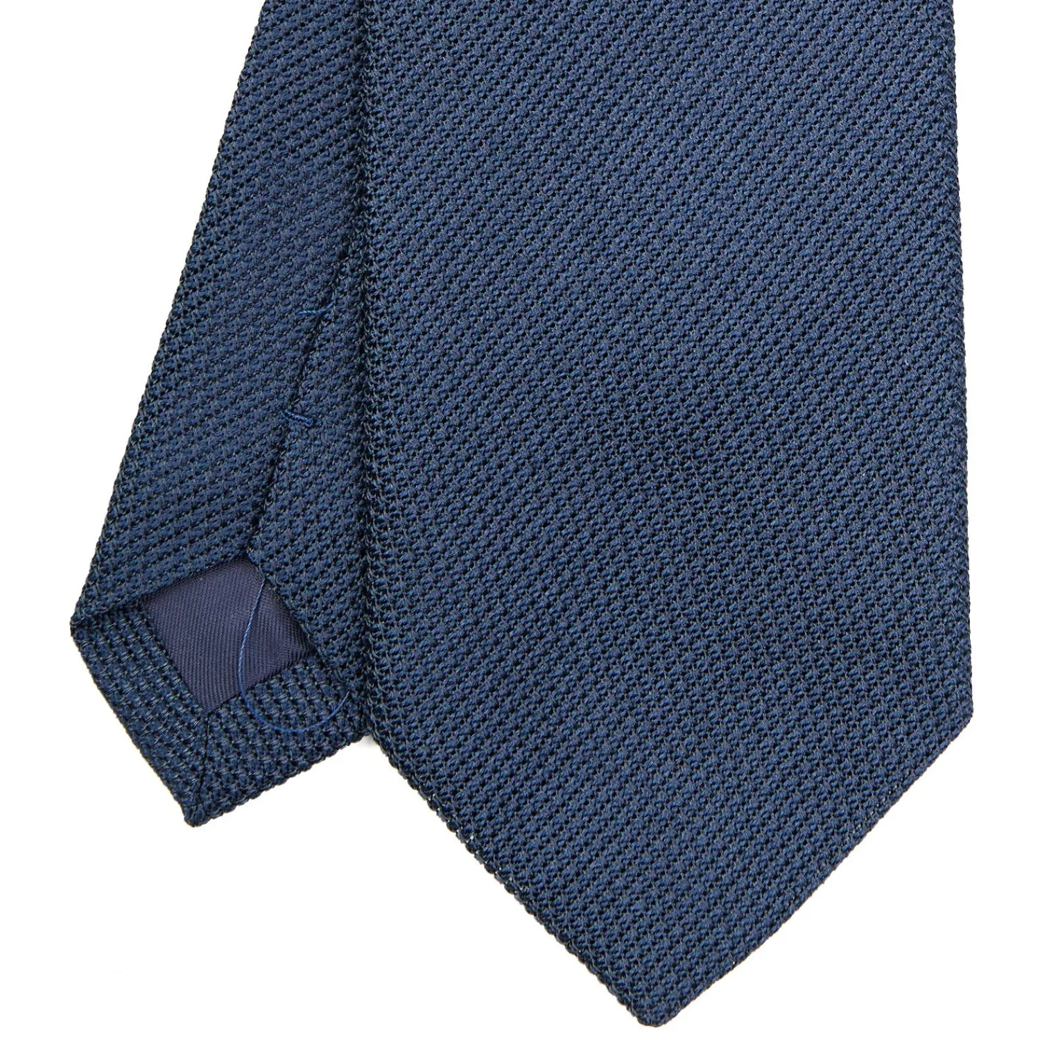 E.Marinella CRAVATTE|Cravatte In Garza E Tricot|CRAVATTA SARTORIALE BLU In garza di seta