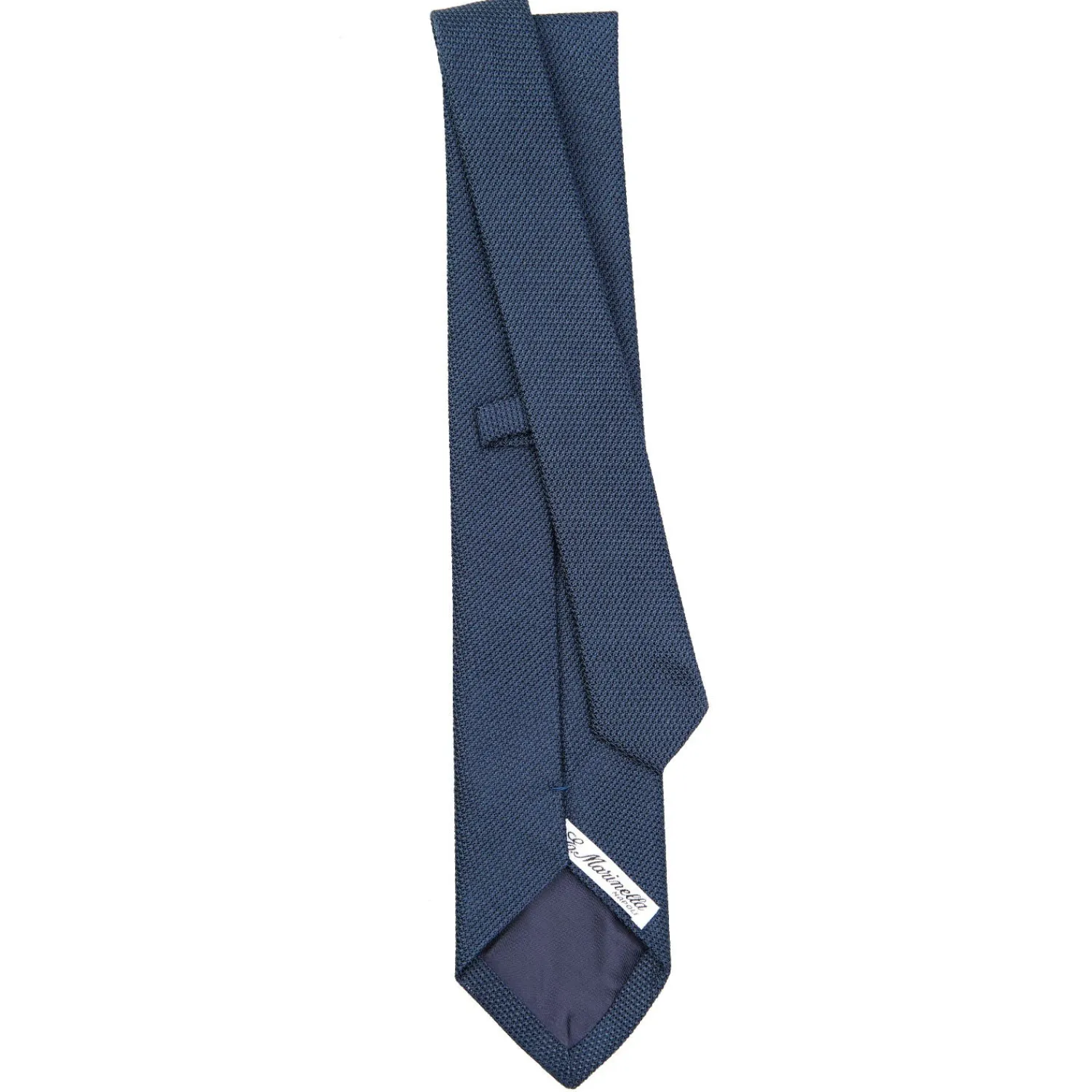 E.Marinella CRAVATTE|Cravatte In Garza E Tricot|CRAVATTA SARTORIALE BLU In garza di seta
