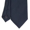 E.Marinella CRAVATTE|Cravatte In Garza E Tricot|CRAVATTA SARTORIALE BLU SCURO In garza di seta