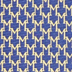 E.Marinella CRAVATTE|CRAVATTA SARTORIALE CLASSICA IN SETA BLU SCURO Microfantasia m geometrica