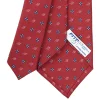 E.Marinella CRAVATTE|Cravatte In Seta Stampata|CRAVATTA SARTORIALE CLASSICA IN SETA BORDEAUX x fitp