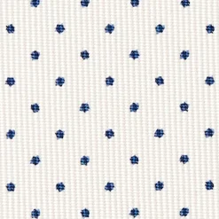 E.Marinella CRAVATTE|Cravatte In Seta Stampata|CRAVATTA SARTORIALE CLASSICA IN SETA BIANCA Pois