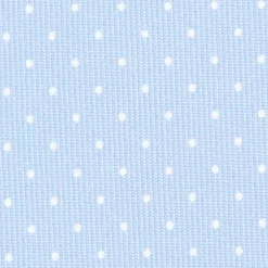 E.Marinella CRAVATTE|Cravatte In Seta Stampata|CRAVATTA SARTORIALE CLASSICA IN SETA AZZURRA Pois