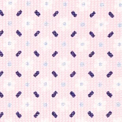 E.Marinella CRAVATTE|Cravatte In Seta Stampata|CRAVATTA SARTORIALE CLASSICA IN SETA ROSA Microfantasia fiore