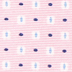 E.Marinella CRAVATTE|CRAVATTA SARTORIALE CLASSICA IN SETA ROSA Microfantasia fiore