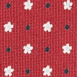 E.Marinella CRAVATTE|Cravatte In Seta Stampata|CRAVATTA SARTORIALE CLASSICA IN SETA BORDEAUX Microfantasia fiore
