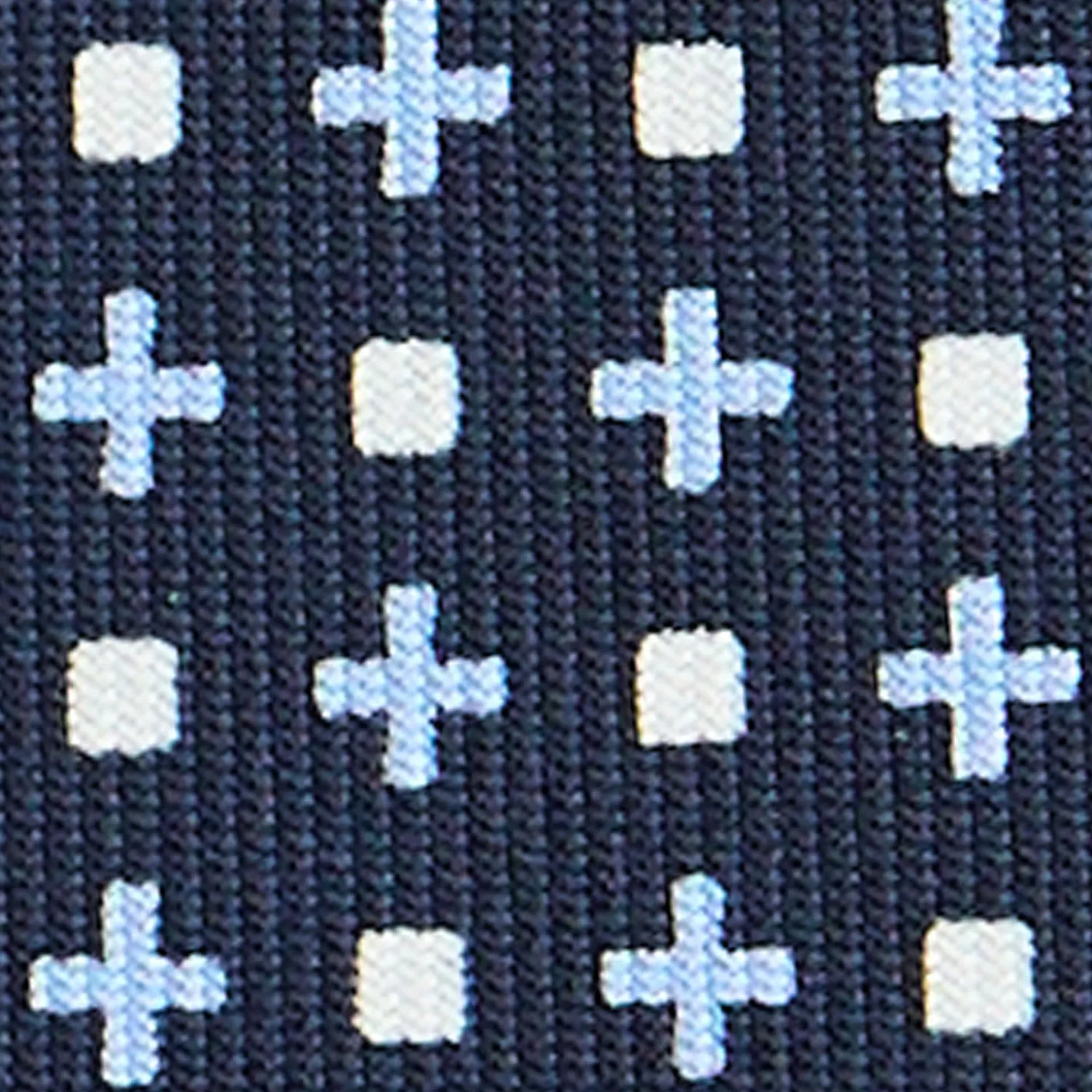E.Marinella CRAVATTE|Cravatte In Seta Stampata|CRAVATTA SARTORIALE CLASSICA IN SETA BLU SCURO Microfantasia fiore