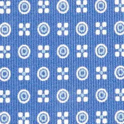 E.Marinella Cravatte In Seta Stampata|CRAVATTE|CRAVATTA SARTORIALE CLASSICA IN SETA AZZURRO POLVERE Microfantasia fiore