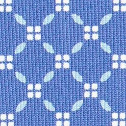 E.Marinella CRAVATTE|Cravatte In Seta Stampata|CRAVATTA SARTORIALE CLASSICA IN SETA AZZURRO POLVERE Microfantasia fiore