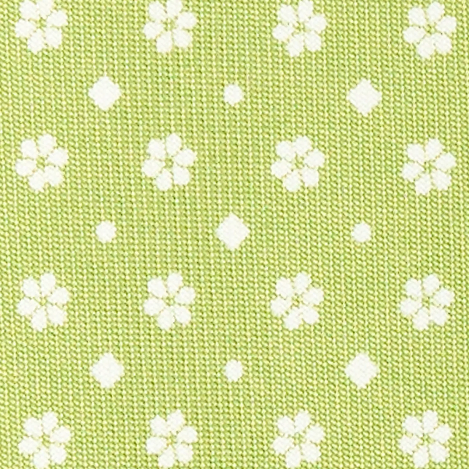 E.Marinella CRAVATTE|Cravatte In Seta Stampata|CRAVATTA SARTORIALE CLASSICA IN SETA VERDE CHIARO Microfantasia fiore