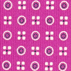 E.Marinella CRAVATTE|Cravatte In Seta Stampata|CRAVATTA SARTORIALE CLASSICA IN SETA FUCSIA Microfantasia fiore