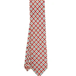 E.Marinella CRAVATTE|Cravatte Extra Long|CRAVATTA SARTORIALE EXTRA LONG IN SETA ROSSA Collezione heritage