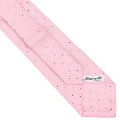 E.Marinella CRAVATTE|Cravatte Extra Long|CRAVATTA SARTORIALE EXTRA LONG IN SETA ROSA Microfantasia fiore