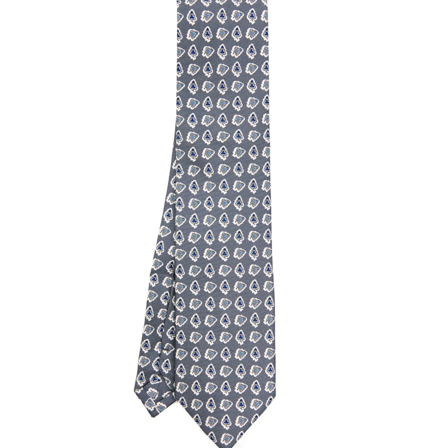 E.Marinella CRAVATTE|Cravatte Extra Long|CRAVATTA SARTORIALE EXTRA LONG IN SETA GRIGIO SCURO Collezione heritage