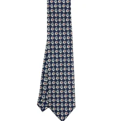 E.Marinella CRAVATTE|Cravatte Extra Long|CRAVATTA SARTORIALE EXTRA LONG IN SETA BLU SCURO Collezione heritage