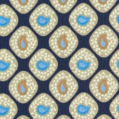 E.Marinella CRAVATTE|Cravatte Extra Long|CRAVATTA SARTORIALE EXTRA LONG IN SETA BLU SCURO Collezione heritage