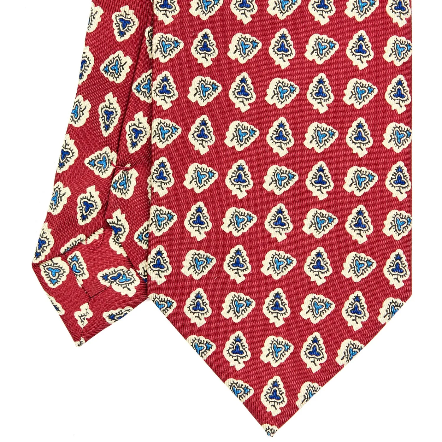 E.Marinella CRAVATTE|Cravatte Extra Long|CRAVATTA SARTORIALE EXTRA LONG IN SETA BORDEAUX Collezione heritage