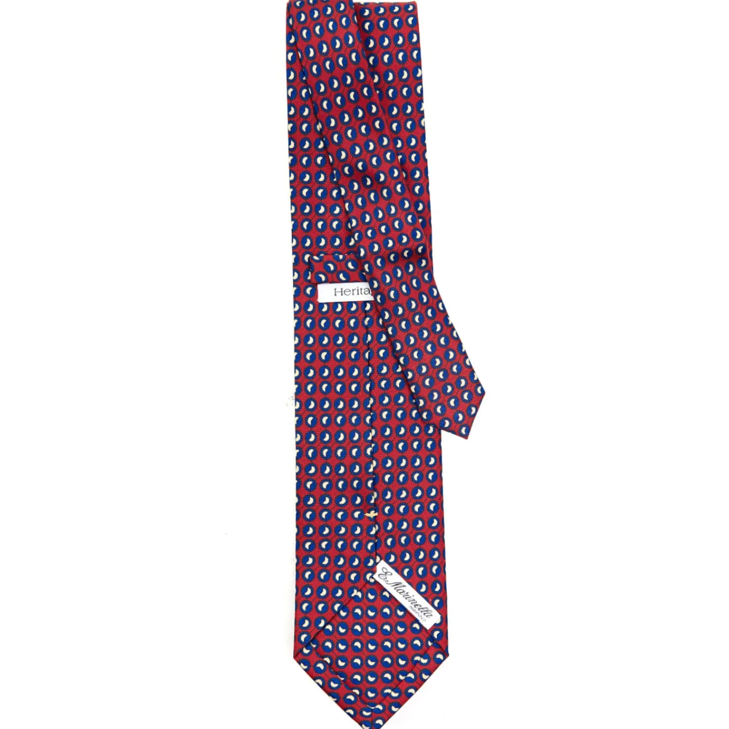 E.Marinella CRAVATTE|Cravatte Extra Long|CRAVATTA SARTORIALE EXTRA LONG IN SETA BORDEAUX Collezione heritage
