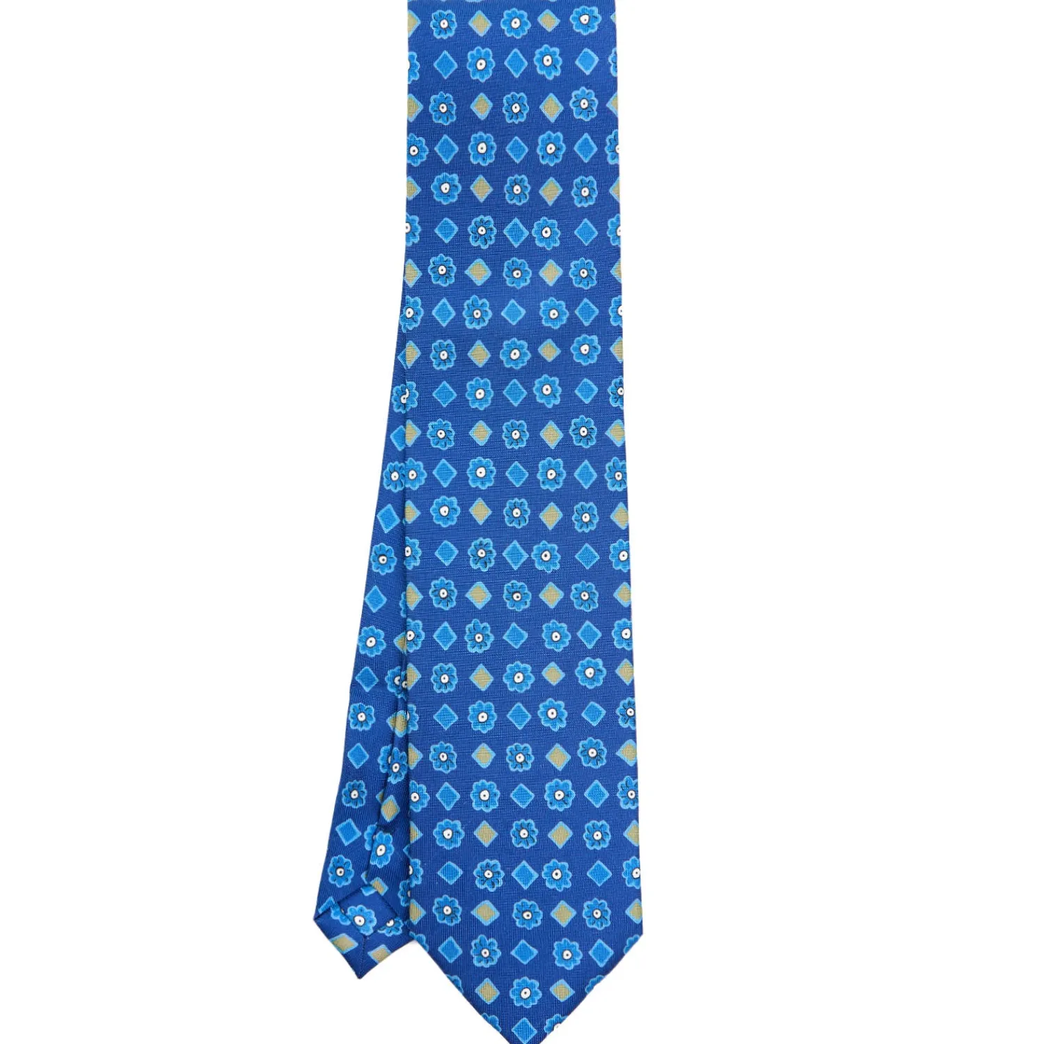 E.Marinella CRAVATTE|Cravatte Extra Long|CRAVATTA SARTORIALE EXTRA LONG IN SETA BLU Collezione heritage