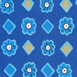 E.Marinella CRAVATTE|Cravatte Extra Long|CRAVATTA SARTORIALE EXTRA LONG IN SETA BLU Collezione heritage