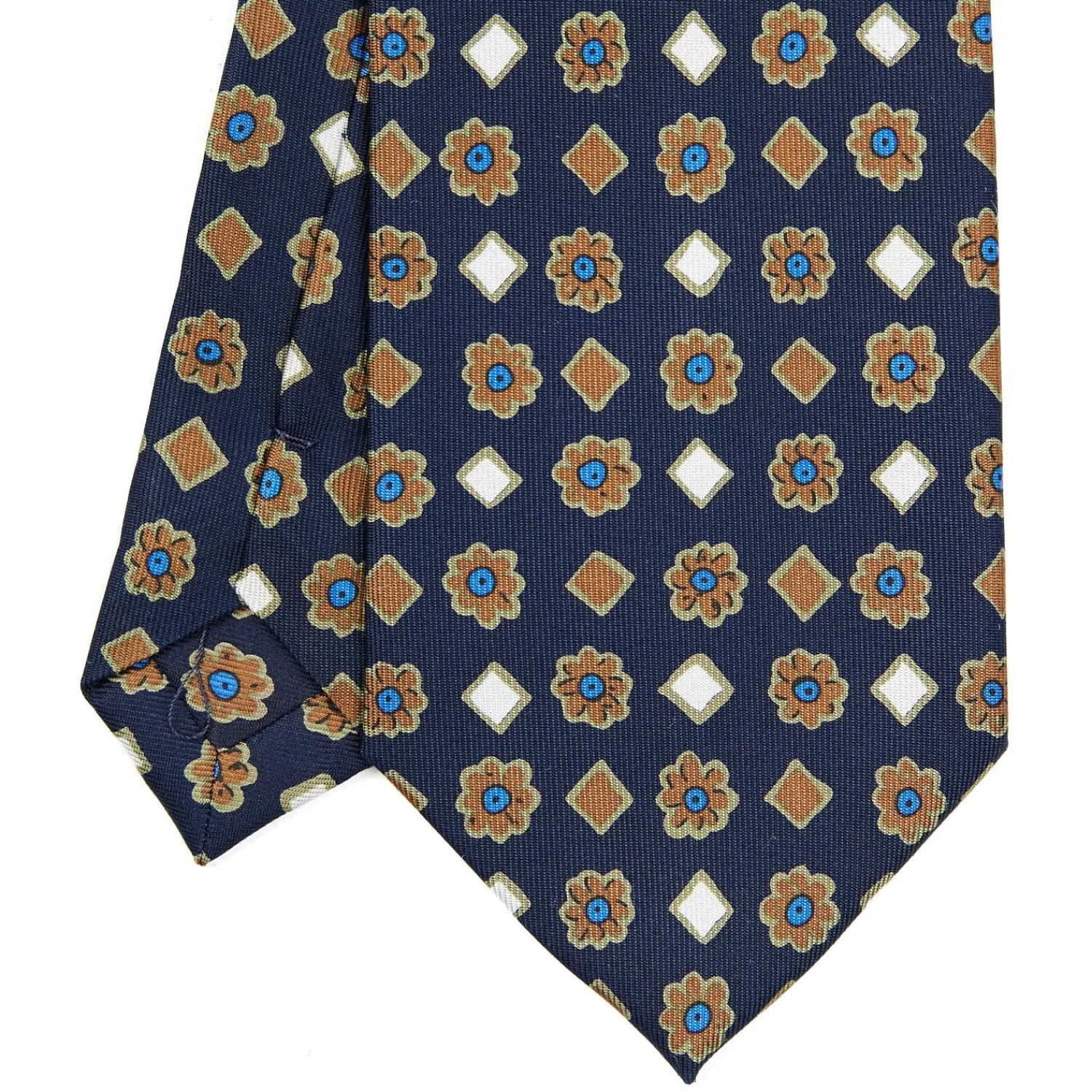 E.Marinella Cravatte Extra Long|CRAVATTE|CRAVATTA SARTORIALE EXTRA LONG IN SETA BLU SCURO Collezione heritage