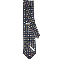 E.Marinella Cravatte Extra Long|CRAVATTE|CRAVATTA SARTORIALE EXTRA LONG IN SETA BLU SCURO Collezione heritage