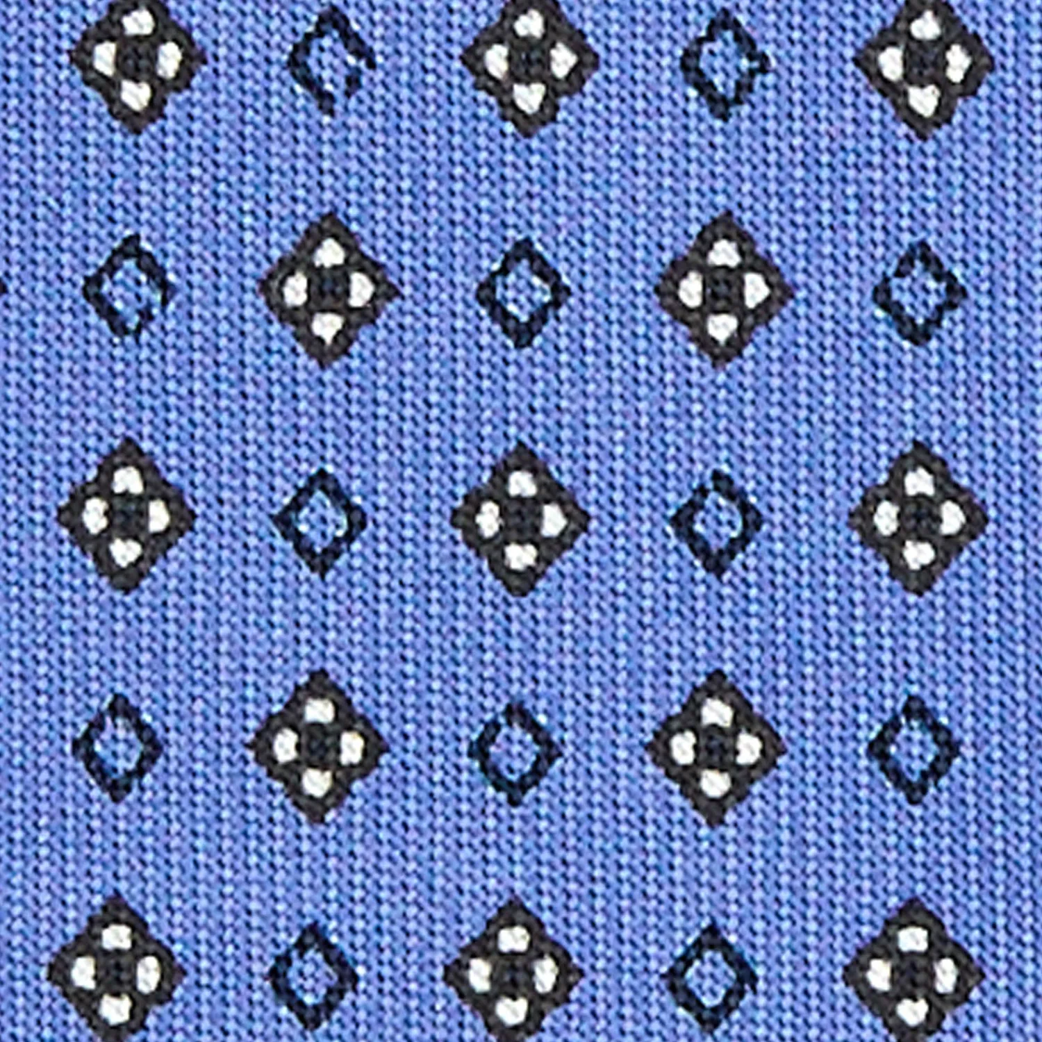 E.Marinella CRAVATTE|Cravatte Extra Long|CRAVATTA SARTORIALE EXTRA LONG IN SETA AZZURRO POLVERE Microfantasia fiore