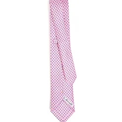 E.Marinella CRAVATTE|Cravatte Extra Long|CRAVATTA SARTORIALE EXTRA LONG IN SETA ROSA Microfantasia fiore