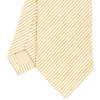 E.Marinella CRAVATTE|Cravatte Regimental E Rigate|CRAVATTA SARTORIALE IN LINO E COTONE GIALLA Rigata
