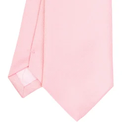 E.Marinella CRAVATTE|Cravatte In Seta Stampata|CRAVATTA SARTORIALE IN SETA JACQUARD ROSA Tinta unita