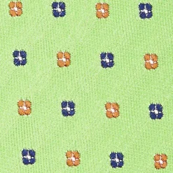 E.Marinella CRAVATTE|Cravatte In Seta Jacquard|CRAVATTA SARTORIALE IN SETA JACQUARD VERDE CHIARO Microfantasia fiore