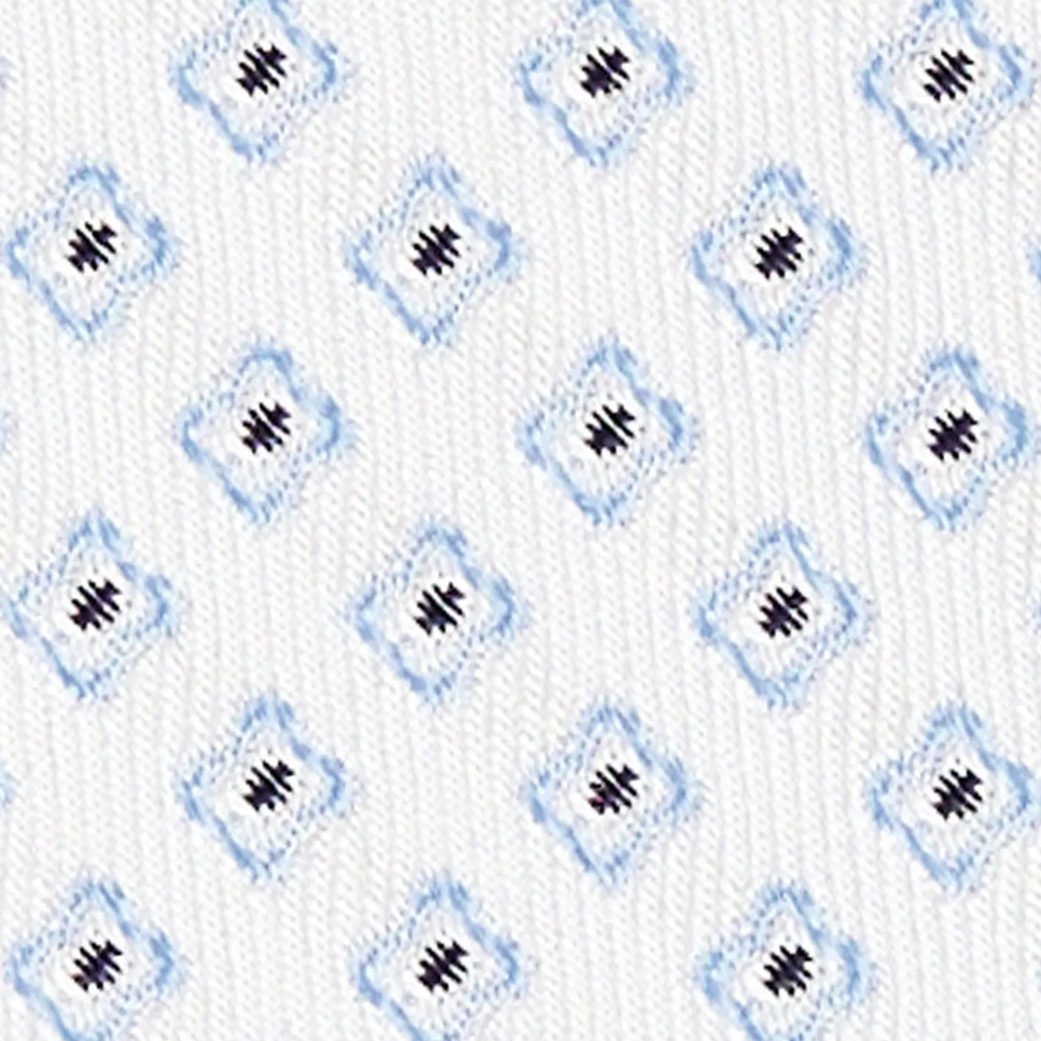 E.Marinella CRAVATTE|Cravatte In Seta Jacquard|CRAVATTA SARTORIALE IN SETA JACQUARD BIANCA Microfantasia fiore