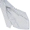 E.Marinella CRAVATTE|Cravatte 7 Pieghe|CRAVATTA SARTORIALE 7 PIEGHE IN SETA BIANCA Microfantasia fiore