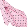 E.Marinella CRAVATTE|Cravatte 5 Pieghe|CRAVATTA SARTORIALE 5 PIEGHE IN SETA ROSA Microfantasia fiore