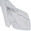 E.Marinella CRAVATTE|Cravatte 9 Pieghe|CRAVATTA SARTORIALE 9 PIEGHE IN SETA BIANCA Microfantasia fiore