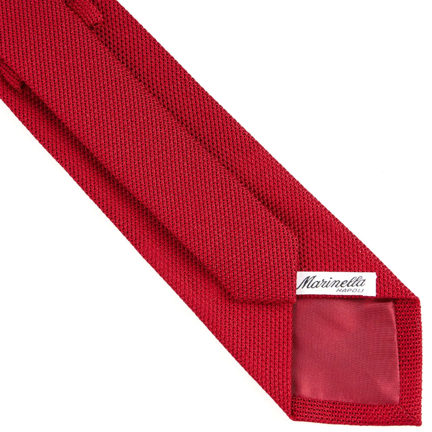 E.Marinella CRAVATTE|Cravatte In Garza E Tricot|CRAVATTA SARTORIALE ROSSA In garza di seta