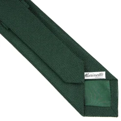 E.Marinella CRAVATTE|Cravatte In Garza E Tricot|CRAVATTA SARTORIALE VERDE SCURO In garza di seta
