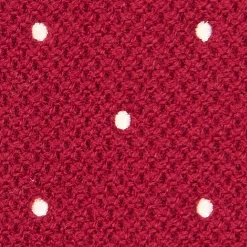 E.Marinella CRAVATTE|Cravatte In Lana E Cashmere|CRAVATTA TRICOT IN CASHMERE BORDEAUX Pois azzurro