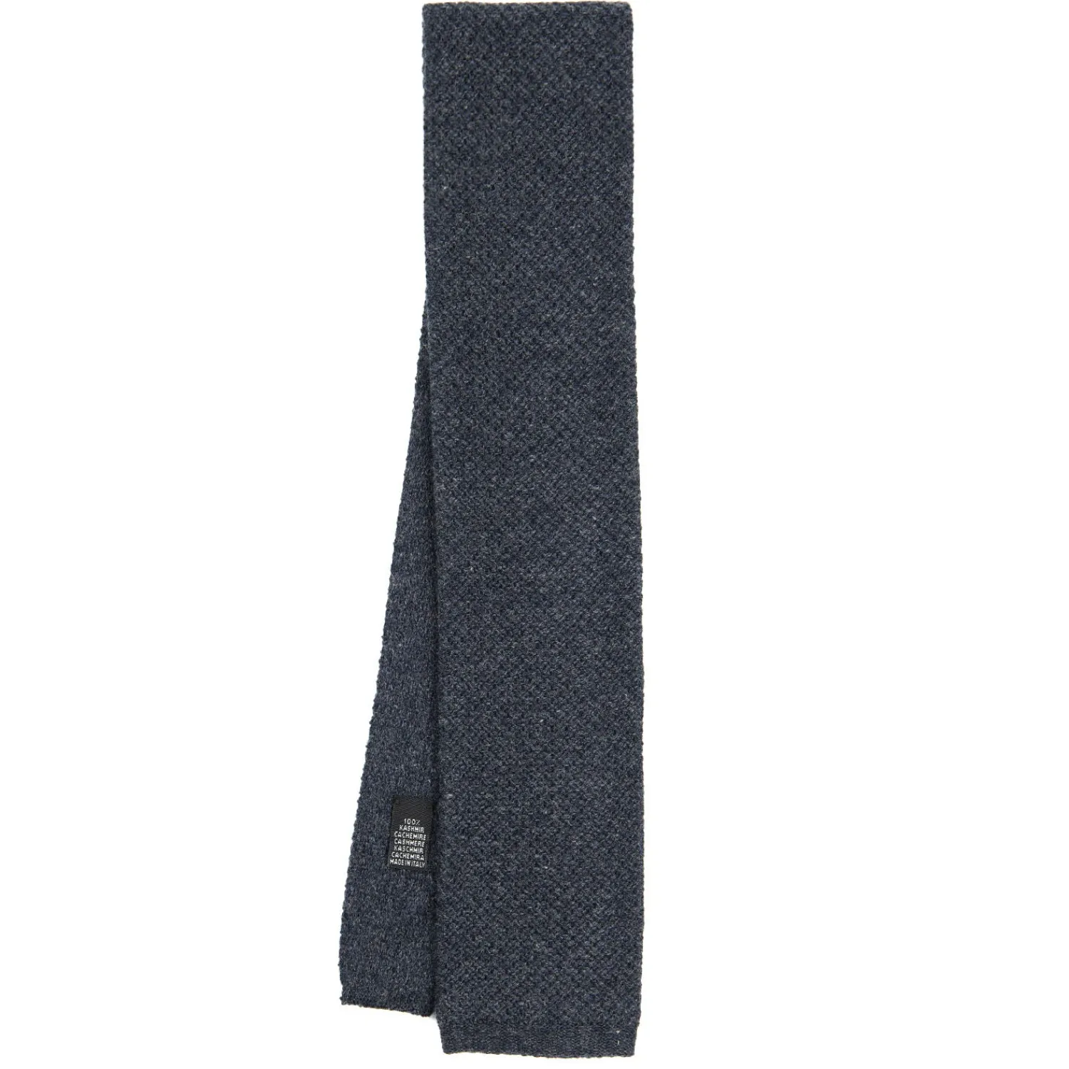 E.Marinella CRAVATTE|Cravatte In Lana E Cashmere|CRAVATTA TRICOT IN CASHMERE GRIGIO SCURO Tinta unita
