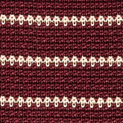 E.Marinella CRAVATTE|Cravatte Regimental E Rigate|CRAVATTA TRICOT IN SETA BORDEAUX Rigata