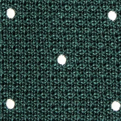 E.Marinella CRAVATTE|Cravatte In Garza E Tricot|CRAVATTA TRICOT IN SETA VERDE SCURO Pois beige
