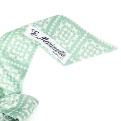 E.Marinella Fasce Ed Elastici Per Capelli|ELASTICO PER CAPELLI VERDE CHIARO CON FIOCCHI Fanatsia archivio 1982