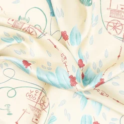 E.Marinella FOULARD|FOULARD BEIGE IN SETA E ORANGE FIBER Collezione orange fiber