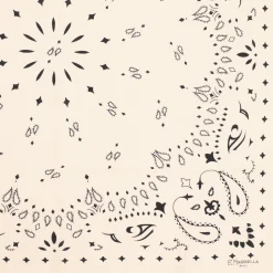E.Marinella Sciarpe Invernali|FOULARD IN LANA, CASHMERE E SETA 65 BIANCA Paisley