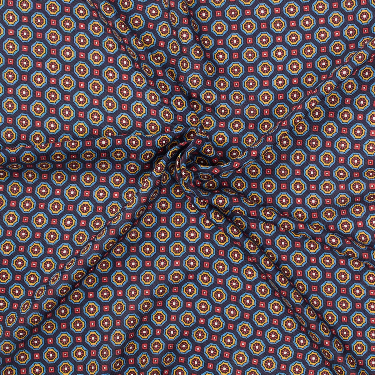 E.Marinella Sciarpe Invernali|FOULARD IN LANA, CASHMERE E SETA 65 BLU SCURO Archivio inspiration 1939