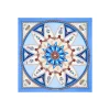 E.Marinella FOULARD|FOULARD IN SETA 90 AZZURRO POLVERE Le mongolfiere