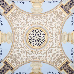 E.Marinella FOULARD|FOULARD IN SETA 90 BLU Divinita’